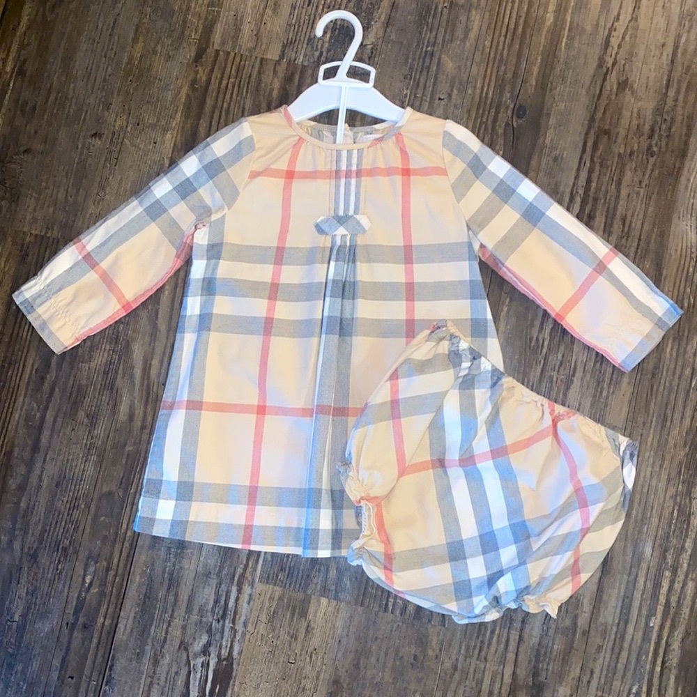 Burberry Dress and Bloomer 12-18mos.